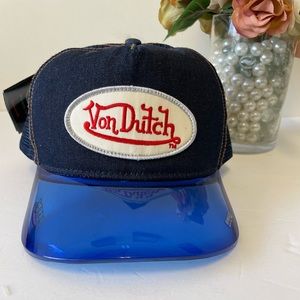 NWT Vintage Von Dutch denim hat